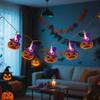LED Halloween Indoor String Lights - Spooky Multicolor Decor For Haunted Houses, Parties, And Seasonal Displays