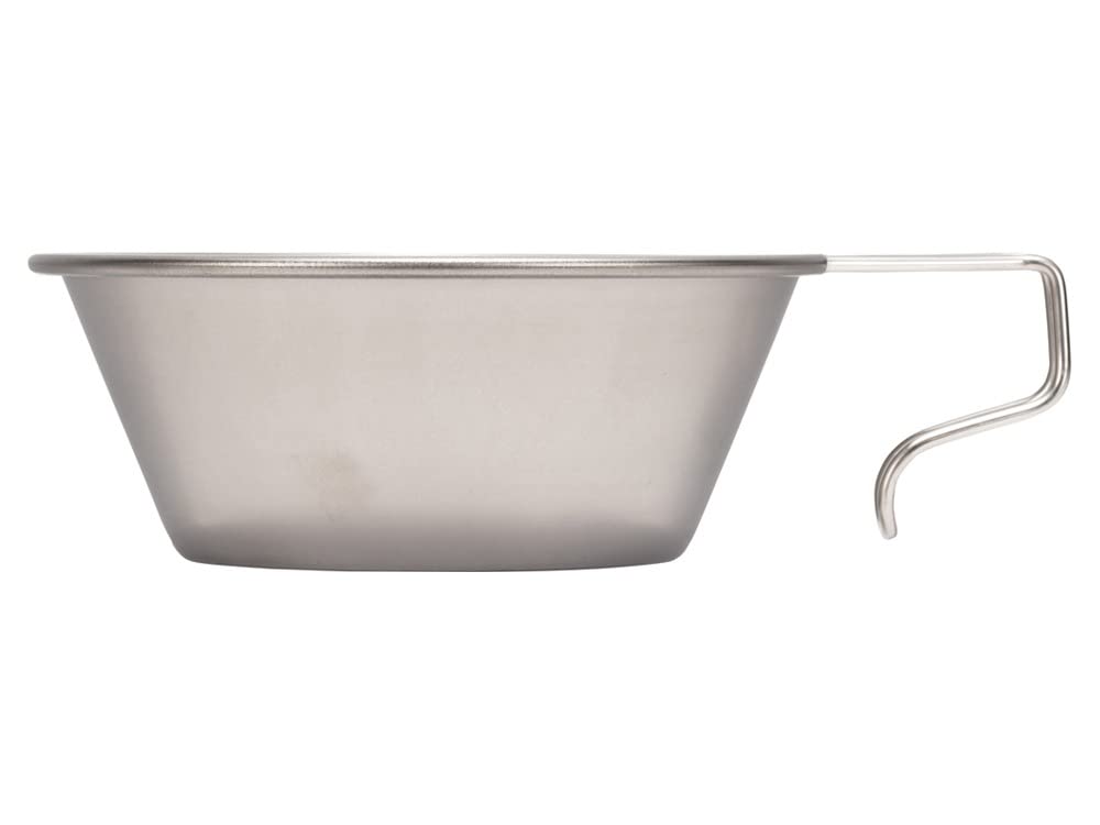 Snow Peak Titanium Sierra Cup Titanium Measuring Cup with Graduated Measuring for and Camping E-104, Cup, Lightweight, Cooking, Outdoors,