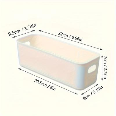 10pcs Multifunctional Sundry Storage Box Plastic Durable Large Capacity Desktop Storage Box Underwear Storage