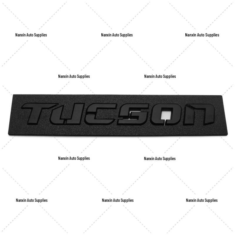 Modern Tucson Rear Emblem: English Lettering Car Sticker
