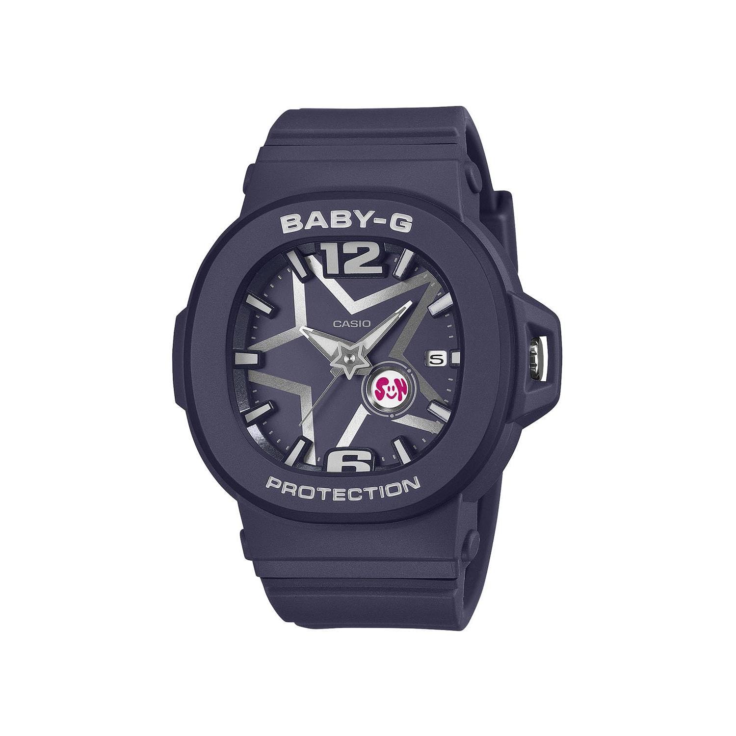 Casio Женские часы Baby-G, BGA-10D-2A1JF Синие, Оригинальная японская модель