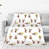 George the Curious Monkey Cartoon for Kids Pack Blanket Warm Fleece Sofa Throw Blanket for Home Bedroom Office Throws Bedspread