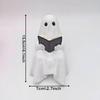Halloween Geisterfigur, Geist Lesestatue Harz Sitzende Geister Figur Ein Buch Lesen Für Halloween Bücherregal Bürodeko