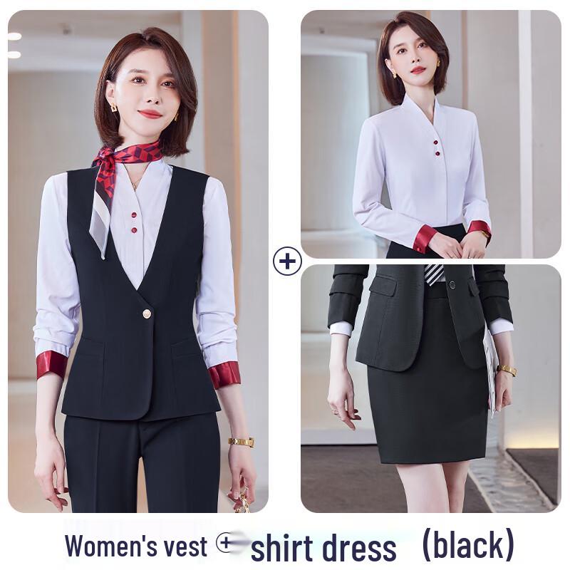 Women's Professional Vest Suit Uniform