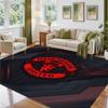 Manchester United Design Crystal Velvet Rug Soft Decorative Mat for Bedroom Entrance