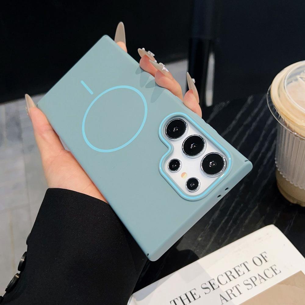 Luxusní tenký magnetický kryt pro Samsung Galaxy A55 A56 A26 A36 A06 A35 A25 A16 A15 5G Bezdrátové nabíjení Matný Nárazuvzdorný Tvrdý Kryt