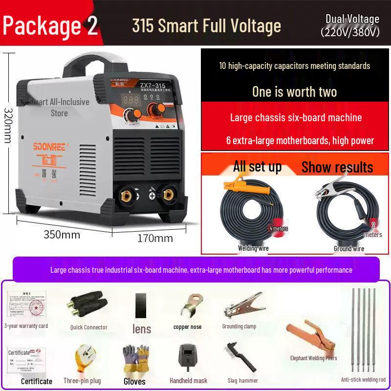 Songle 315400 Dual Voltage Welding Machine 220/380V, Automatic Household Use
