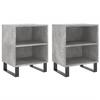 VidaXL Bedside Tables 2 Pcs Concrete Grey 40x30x50 Cm Engineered Wood 826805