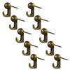 Pack Of 10 Zinc Alloy Wall Hook For Soft Corkboard Rustproof Push Pins Hangers Space Saving Home Office Decoration