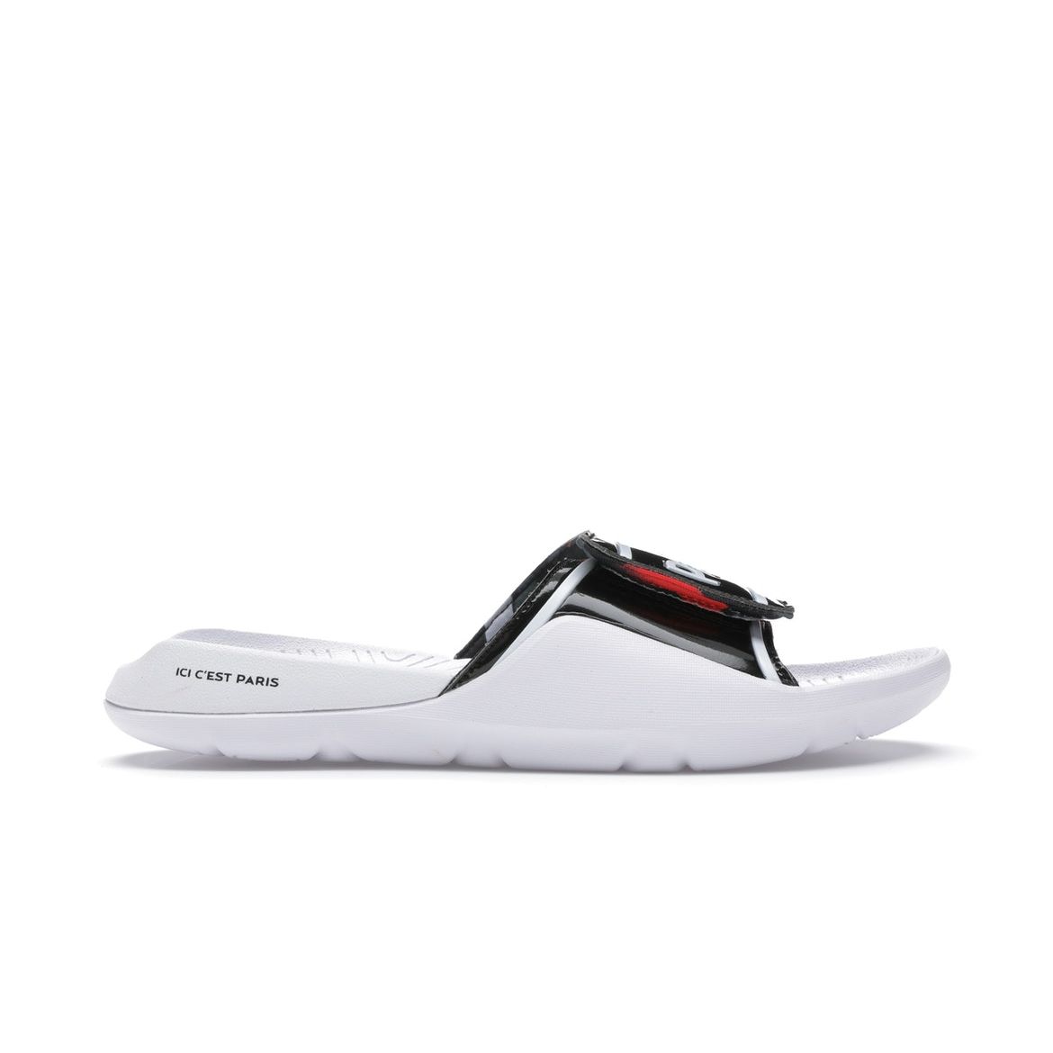 

Air Jordan Paris Saint-Germain x Jordan Hydro Slide 7 V2 Белые Черные мужские кроссовки CJ7244-001