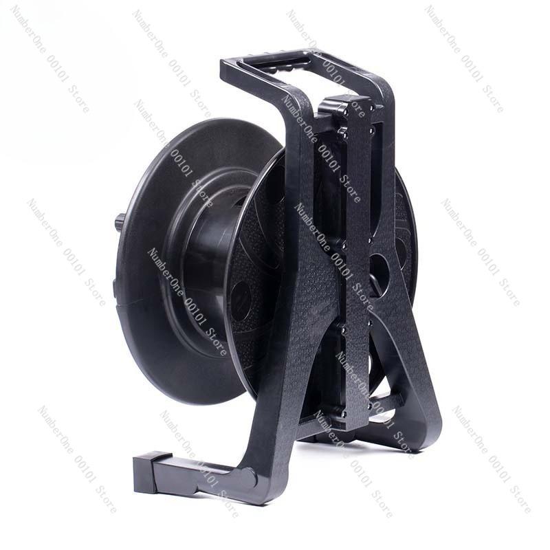 Audio Signal Transmission Cable, Car Video Signal Cable Reel, Portable Winding Reel, Durable Plastic Reel