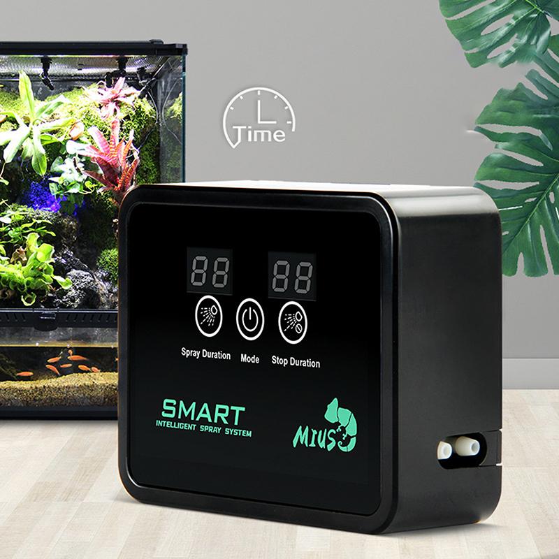 Sistem inteligent de pulverizare, ceață, Rainforest Tank Timing Spray System Kit, reptile Fogger, terarii, umidificator, temporizator electronic