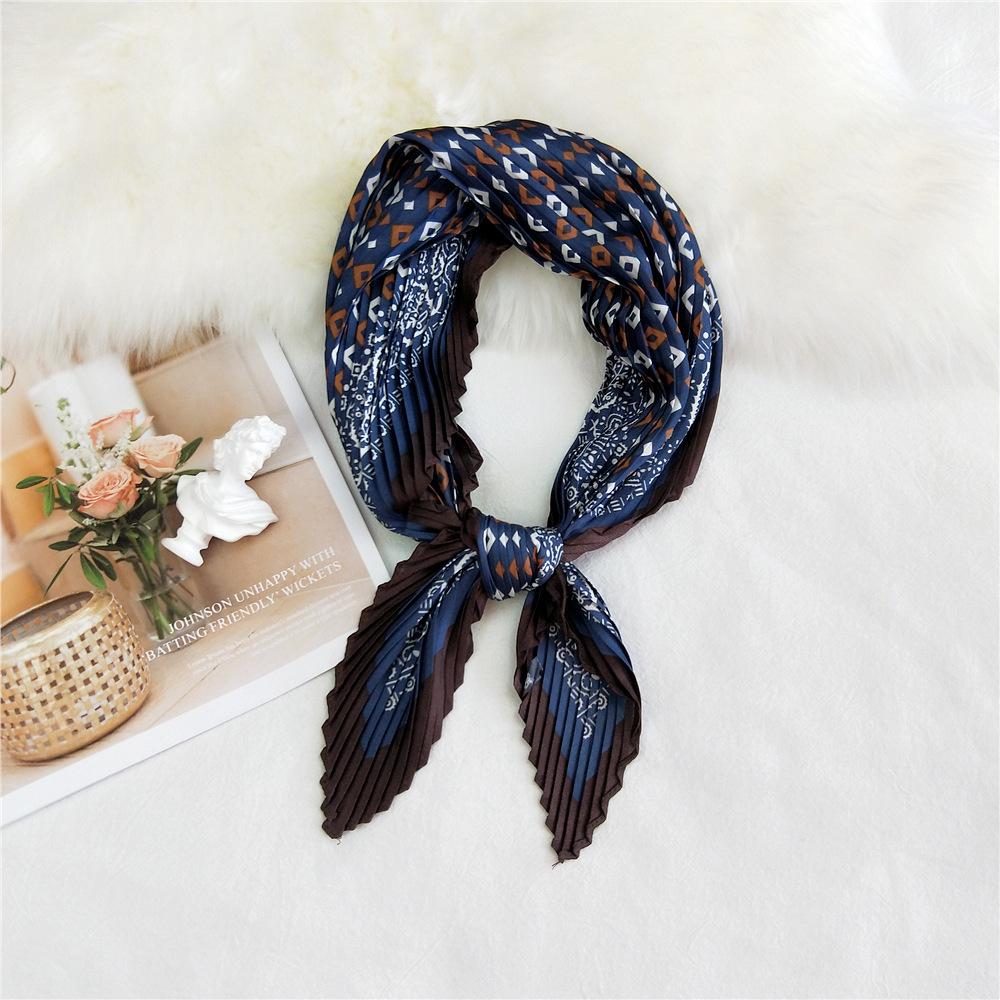 Fashion Decoration Scarf Hairband Tie Hair 70 Small Square Scarf Silk Scarf Women'S Spring And Autumn Versatile Small Scarf Professional Scarf
