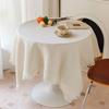 Waffle Tablecloth, Photo Props, Background Cloth, White Simple Dessert Tablecloth, Tassel Lace, Home Decoration