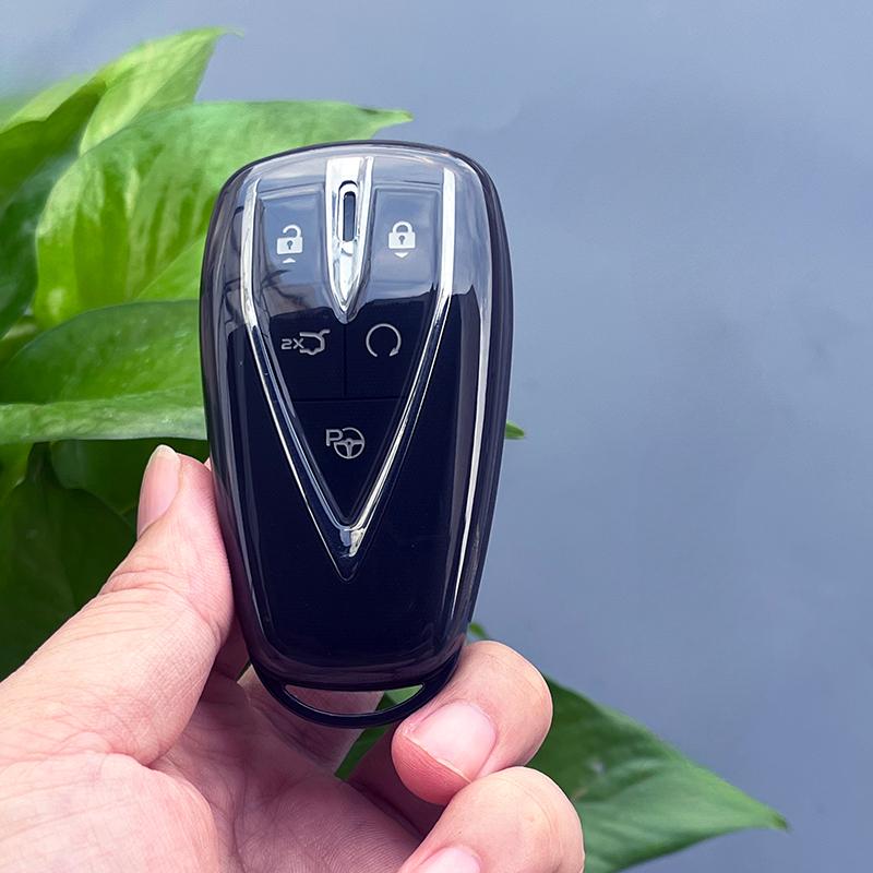 Transparent Tpu Car Key Case Cover Shell For Changan Unit Unik Cs35Plus Cs55 Plus Cs75 Plus Oshan X7 X5 Car Accessories