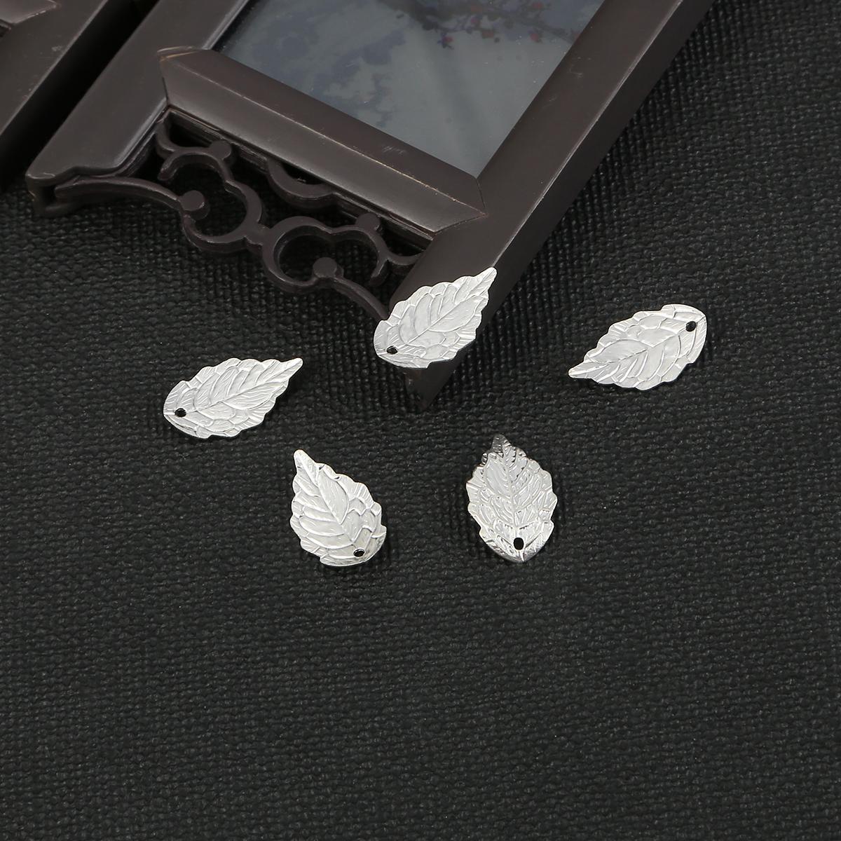 

10/20 шт. Металлические медные листовые соединители, подвески, аксессуары для самостоятельного изготовления ювелирных изделий 03 10×18mm 20pcs серебряный