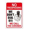 Funny Warning Sign Metal Sign Tin Sign Wall Decor No Trespassing Sign Metal Painting Wall Sticker Vintage Metal Tin Plate