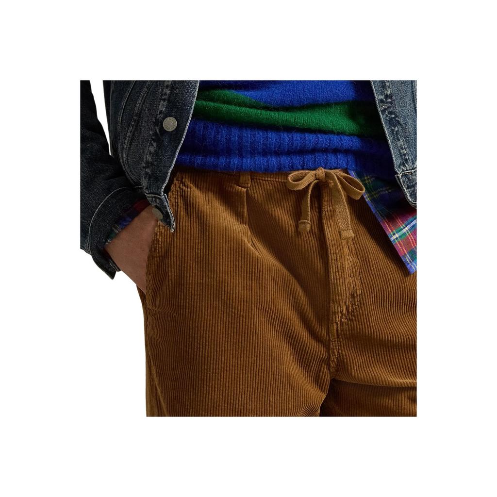 Polo Ralph Lauren Waistband Drawstring Casual Pants Men Bottoms Brown Yellow MNPOPNT14H20072