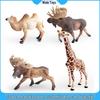 Wild Animal Model Desktop Ornaments - Camel, Giraffe, Moose: Educational Toys for Children's Science Learning