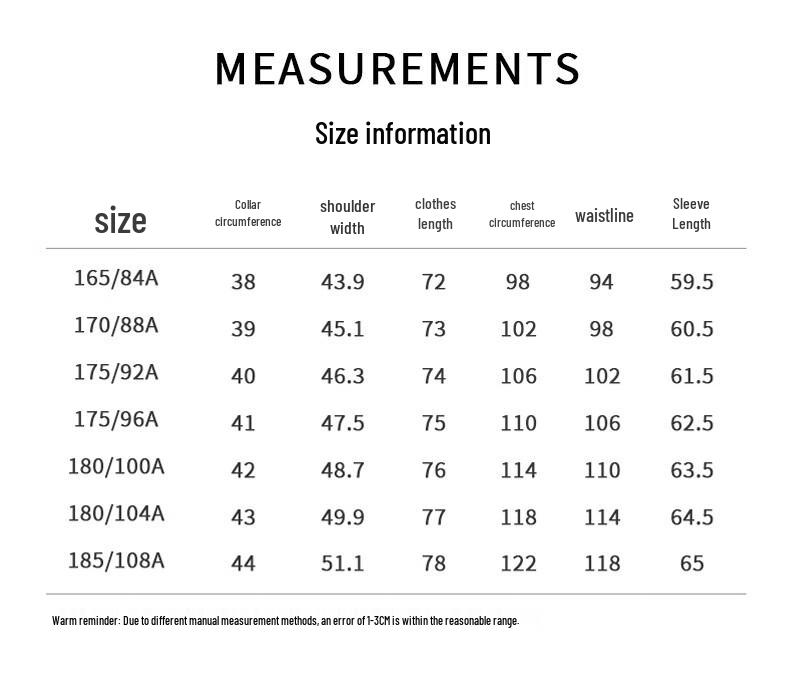Zhuangji Men's 200-Count Four-Ply Non-Iron Pure Cotton Long-Sleeve Shirt