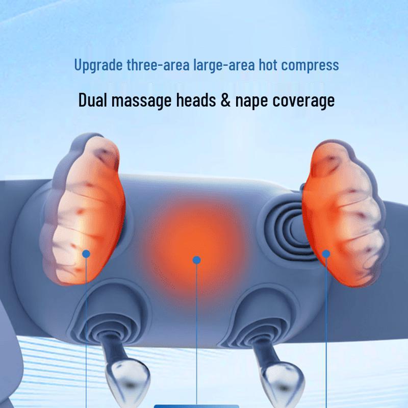MIAOJIE Metal Five-Finger Shoulder & Neck Massager CN Plug (adapter Included)