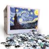Wholesale 1000 Pieces Gray Card Jigsaw Puzzles 380x260 Custom Manufacturer's Paper Cardboard Brain Exercise Game for Adults Free