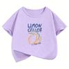 Harajuku Summer Spring Limon Cello T Shirts Funny Manga Kids Childrens Tshirt Boys Girls Casual Top Tee