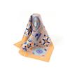 DANHA Korean Traditional Silk Scarf – Phoenix & Fruit Pattern (Joseon Royal Court Pojagi Design) | 53×53cm | 100% Silk | 2 Colors