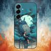 H- Anime Cute Totoroes Phone Case For Samsung Galaxy A73,A72,A71,A70,A53,A52,A51,Others Soft Black Cover