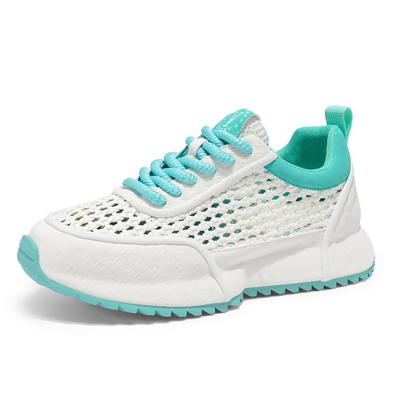 

Men s shoes sports shoes summer hollow breathable dad shoes new non-slip thick-soled trendy running shoes men s casual shoes 44