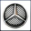 Car Sticker 2025 Hot For Mercedes Benz For Mercedes Benz Chrome Silver And Gloss Black OE Style Front Grill Star Emblem Chrome L