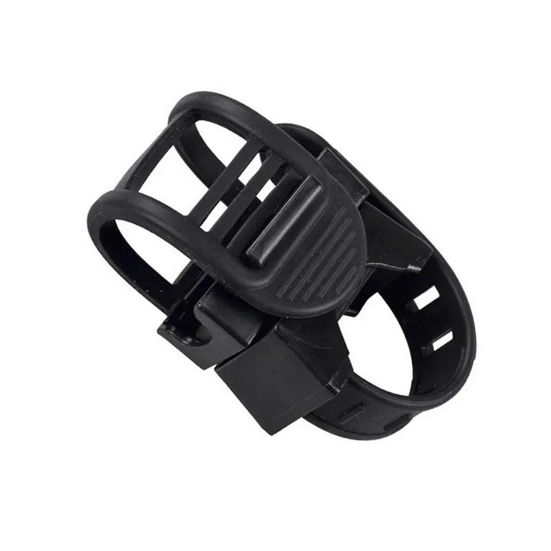 

Universal Bicycle Flashlight Holder Mount 360 Degree Adjustable Rubber Straps Bike LED Headlight Torch Clamp Clip Bracket Tool чорний