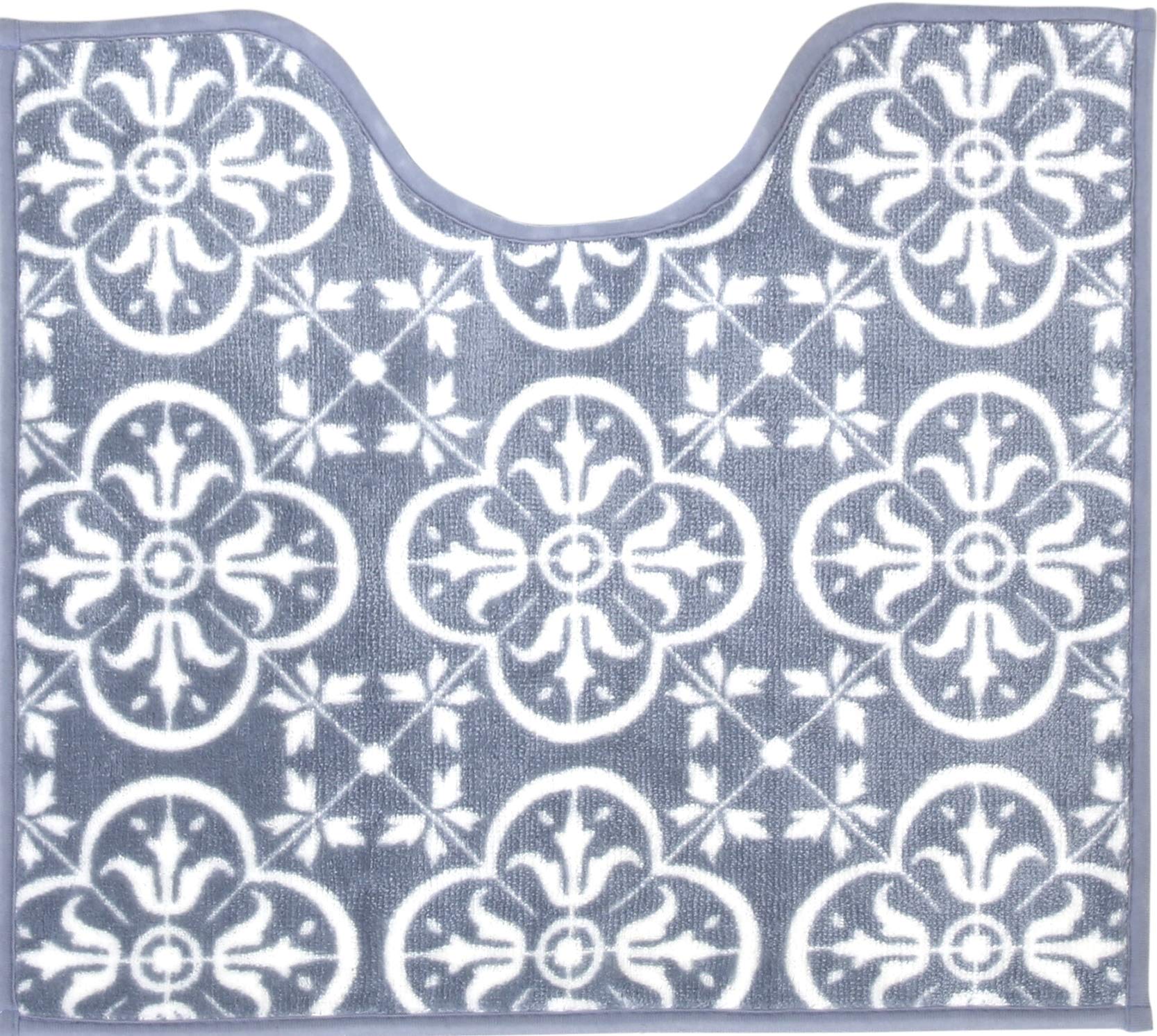 

Color Shop Toilet Floor Mat Tile, Smoke Blue