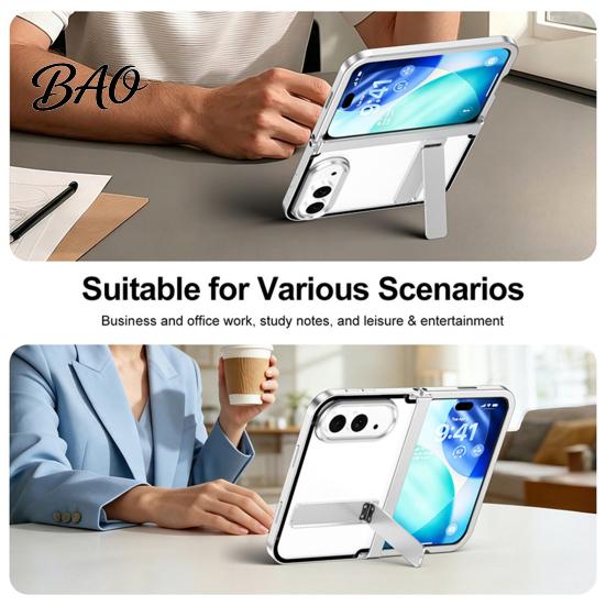 Minimalist Phone Accessory for 2026 Aluminum Frame Case IPhoneDuo 2026, Slim Metal Bumper Protective Cover with Precise Cutouts, Anti-Fingerprint