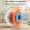 KEYSION Slow Rebound Memory Foam+Transparent Liquid Silicone Ear Tips SML Noise Isolating Soft Safe Eartips Earphone Accessories