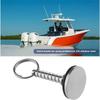 Stainless Steel 316 Hatch Cover Pull Handle Quick Pin Button Boat Yacht Storage Retainer Farm Trailers Wagons Auto Car Trailer