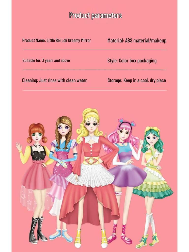 Kids' Makeup Vanity Set: Pretend Play Cosmetic Box for Girls - Perfect Birthday Gift