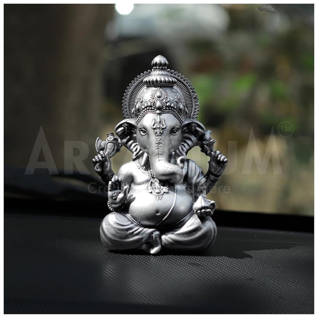 Ganesha Idol Vinayaka Statue Vinayagar Murti Pillayar Ganapati Murti Ganpati for Car Dashboard Home Office Decor