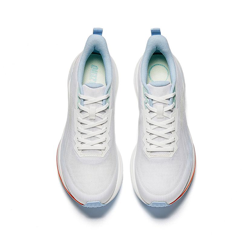 Anta Rebound Support Abrasion Resistant Breathable Slip Resistant Running Shoes Men's White Blue 912625512-1