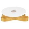 [Tekdeere]Width 25mm Solid Gold Grosgrain Ribbon, Perfect for Gift Wrapping, Sewing, Hair Accessories, Wedding Decorations - 91m/roll