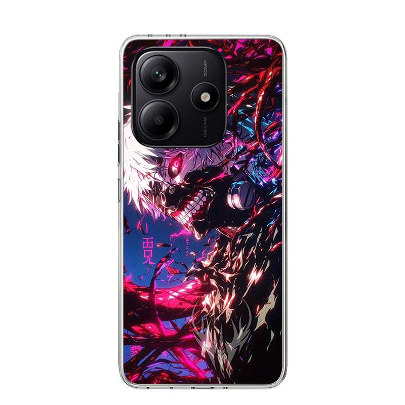 

Чехол для телефона G-Ghoul Tokyo Kaneki Ken для Xiaomi Redmi Note 15 14 13 12S 12 Pro Plus 11S 11E 11 11T 10S 10 Арт Мягкий Чехол с Рисунком Redmi Note 12 Pro 5G