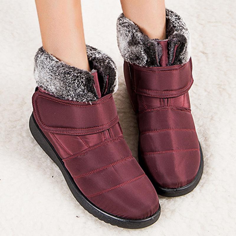 Mode Schnee Frauen Stiefel Pelz frauen Stiefel Plattform Stiefel Damen Neue Halten Warme Schuhe Frau Casual Mode Botas Mujer Winter Boot weibliche