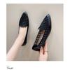 Retro Hollow Pointed Head Low Heel Fashion Casual One Foot Stirrups