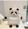 Panda Backpack Student Schoolbag Women's College Style Large Capacity Lightweight Backpack
