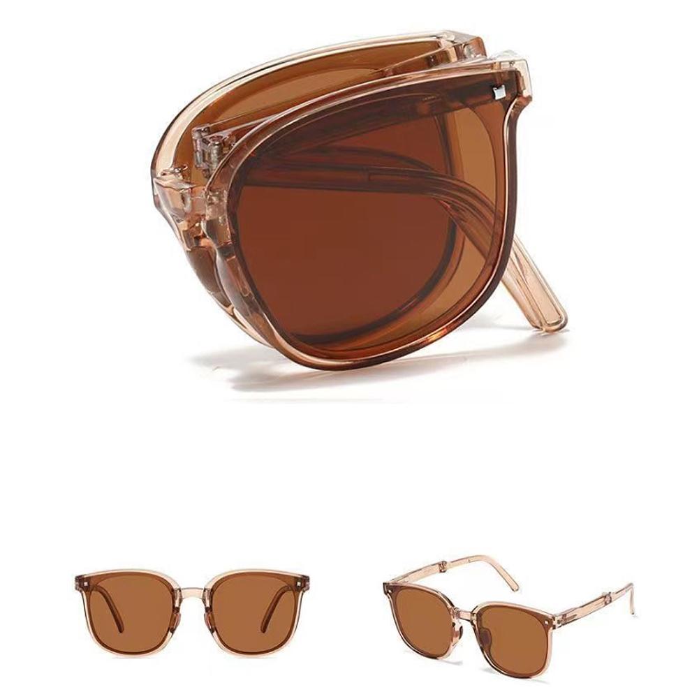 Foldable Sunglasses Summer Trendy Unisex Sunglasses Portable Design for Outdoor Travel Streetwear Accessories