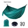 Adjustable Straps Portable Nylon Hammock for Single/Double Camping Outdoor Lightweight Durable High Capacity Backyard Travel Relaxation