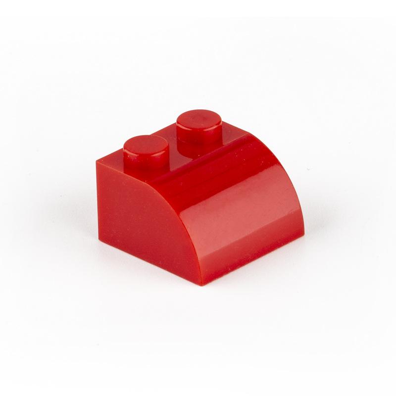 

non-toxic 80pcs Small Particle Arc Brick Slope Brick 2x2 Brick DIY Building Blocks Compatible with Creative Gift MOC Blocks Castle Toys