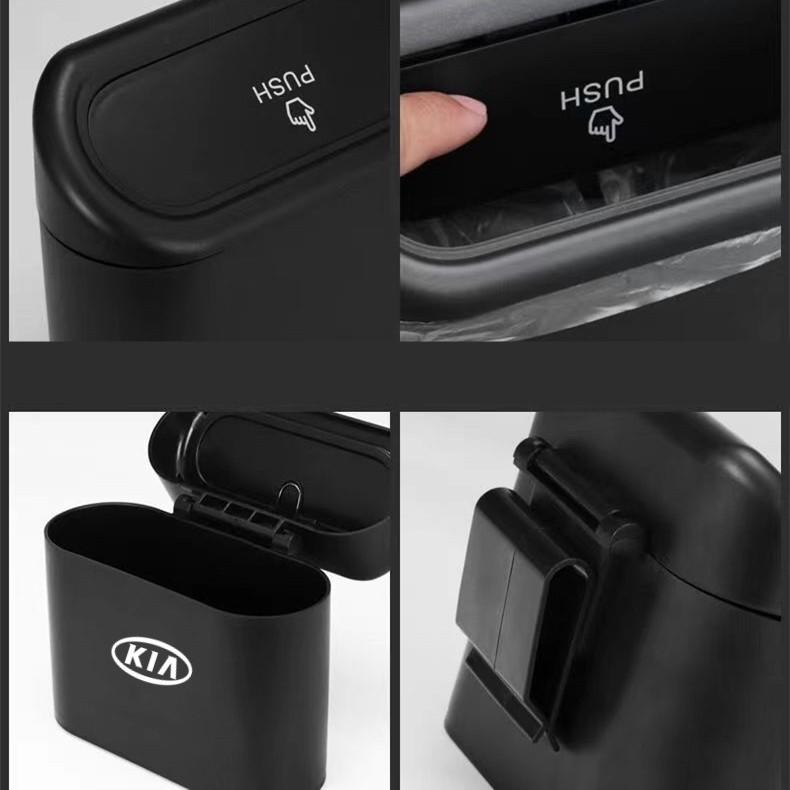 For KIA Sportage Rio Ceed Picanto K5 K9 Sorento Car Trash Bin Hanging Vehicle Garbage Dust rubbish auto Accessories car styling jlsz20