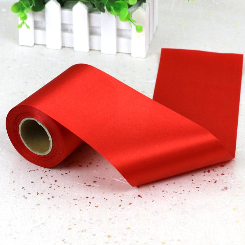 22Meters/roll 6mm 10mm 12mm 15mm 20mm 25mm 40mm 50mm Red Silk Satin Ribbons DIY Wedding Birthday Party Decorative Satin Ribbons