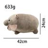 Soft Moo Deng Plush Toys Hugable Pygmy Hippo Plushie Toy Moo Deng Hippo Plush  Home Toy Decoration